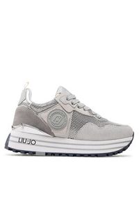 Liu Jo Sneakersy Maxi Wonder 48 BF2095 PX253 Srebrny. Kolor: srebrny. Materiał: skóra, zamsz #5