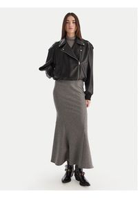 Pinko - PINKO Spódnica maxi Pabla 106095 A2ZU Szary Regular Fit. Kolor: szary. Materiał: syntetyk #4