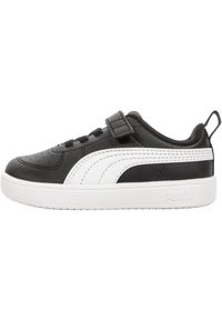Adidasy Puma Rickie Ac Inf, Dzieci. Zapięcie: rzepy. Kolor: czarny. Materiał: materiał, syntetyk. Szerokość cholewki: normalna. Sport: turystyka piesza