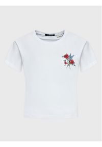 Kaotiko T-Shirt Washed Bird AL011-01-M002 Biały Regular Fit. Kolor: biały. Materiał: bawełna