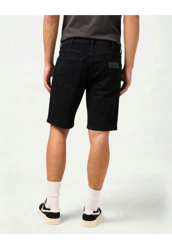 Wrangler - MESKIE SPODENKI WRANGLER FRONTIER SHORT BLACK RINSE 112371345