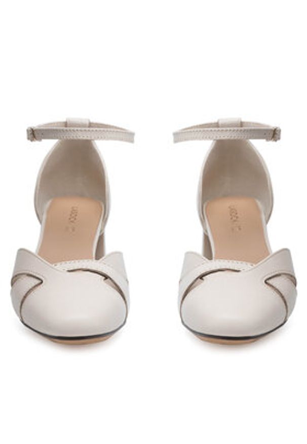 Lasocki Czółenka RST-AGNES-04 Beżowy. Kolor: beżowy. Materiał: skóra