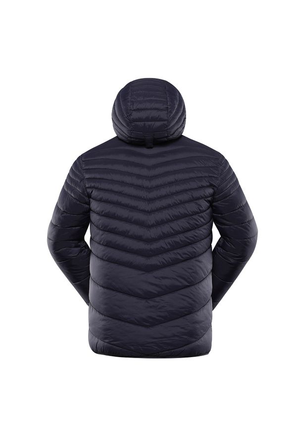 ALPINE PRO - Kurtka męska ocieplana dwustronna Alpine Pro Erom. Kolor: niebieski. Materiał: puch. Sport: turystyka piesza