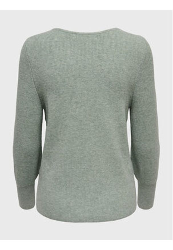 only - ONLY Sweter Atia 15230147 Zielony Regular Fit. Kolor: zielony. Materiał: wiskoza
