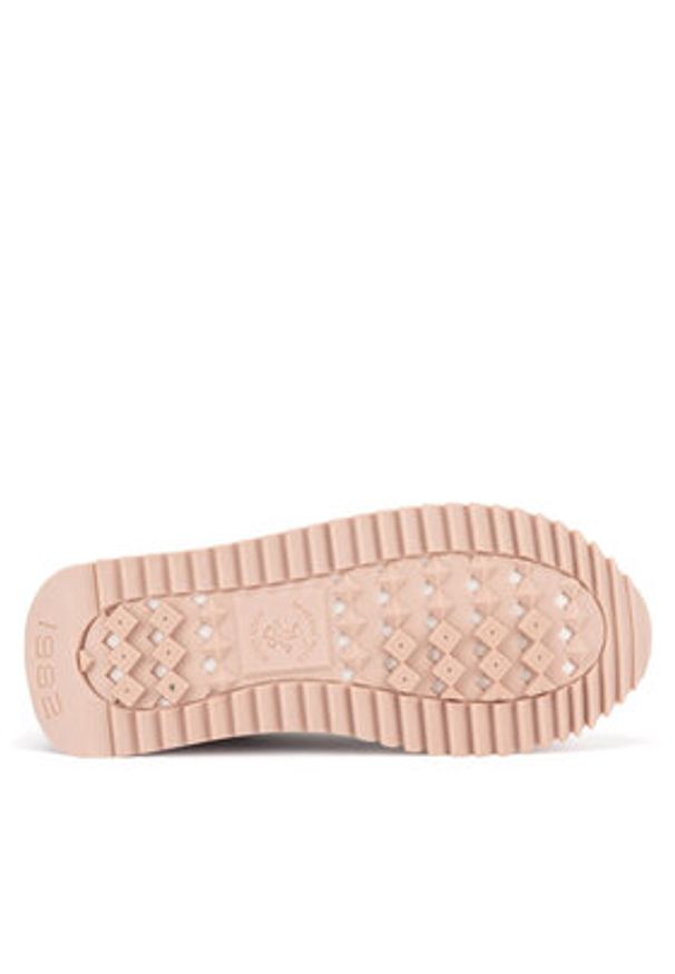 Beverly Hills Polo Club Sneakersy S9017-IW Bordowy. Kolor: czerwony. Materiał: skóra, nubuk