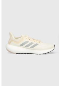 adidas Performance buty do biegania Pureboost Jet kolor beżowy. Kolor: beżowy. Materiał: materiał, guma. Szerokość cholewki: normalna #1