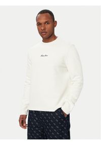 Guess Jeans Longsleeve M6YP08 K4176 Beżowy jasny Regular Fit. Kolor: beżowy. Materiał: bawełna. Długość rękawa: długi rękaw #1