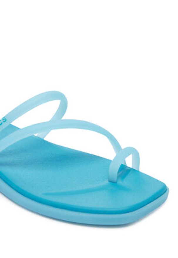 Crocs Japonki Miami Frosted Toe Loop 211253 Niebieski. Kolor: niebieski