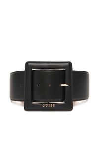 Guess Pasek Damski BW9245 P5370 Czarny. Kolor: czarny. Materiał: skóra