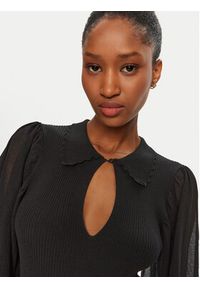 Munthe Bluzka 244160424471 Czarny Regular Fit. Kolor: czarny. Materiał: wiskoza #2