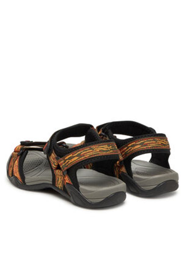 Grisport Sandały GR-25-34-9025L Kolorowy. Materiał: materiał. Wzór: kolorowy