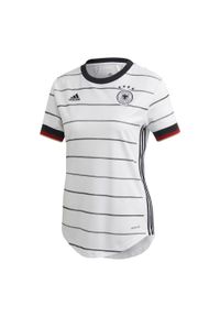 Adidas - Koszulka domowa dla kobiet Allemagne 2020. Kolor: biały. Sport: piłka nożna