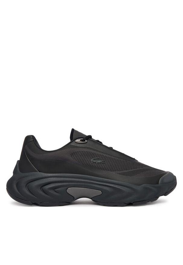 Lacoste Sneakersy Spinor Premium 50SMA0165 Czarny. Kolor: czarny. Materiał: materiał
