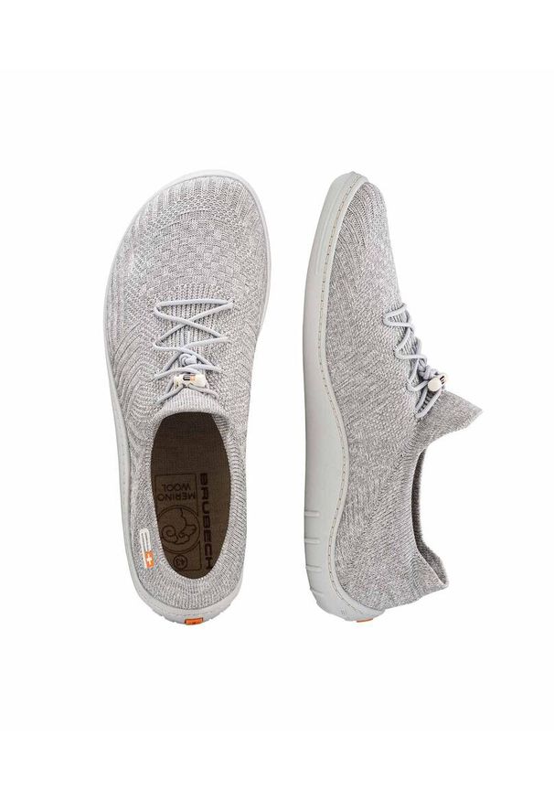 Buty Do Chodzenia Męskie Brubeck Merino Barefoot. Okazja: na co dzień. Kolor: szary. Sport: turystyka piesza