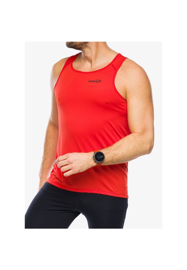 Koszulka biegowa męska Inov-8 Performance Vest. Kolor: czerwony