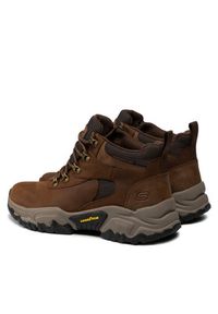 skechers - Skechers Trekkingi Renfrow 204484/CDB Brązowy. Kolor: brązowy. Materiał: skóra. Sport: turystyka piesza #3