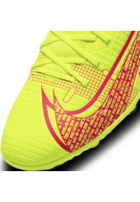 Buty piłkarskie Nike Mercurial Superfly 8 Club Mg M CV0852-760 żółte żółte. Kolor: żółty. Materiał: syntetyk. Szerokość cholewki: normalna. Sport: piłka nożna #6