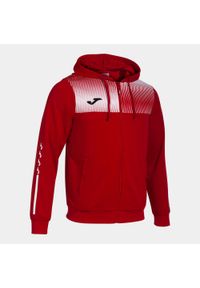 Bluza dresowa z kapturem Joma ECO Supernova. Typ kołnierza: kaptur. Kolor: czerwony, biały, wielokolorowy. Materiał: poliester. Sport: piłka nożna #1