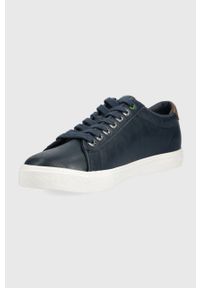 U.S. Polo Assn. sneakersy kolor granatowy. Nosek buta: okrągły. Zapięcie: sznurówki. Kolor: niebieski. Materiał: guma #3