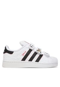 Adidas - Sneakersy adidas. Kolor: biały. Wzór: motyw z bajki. Model: Adidas Superstar #1