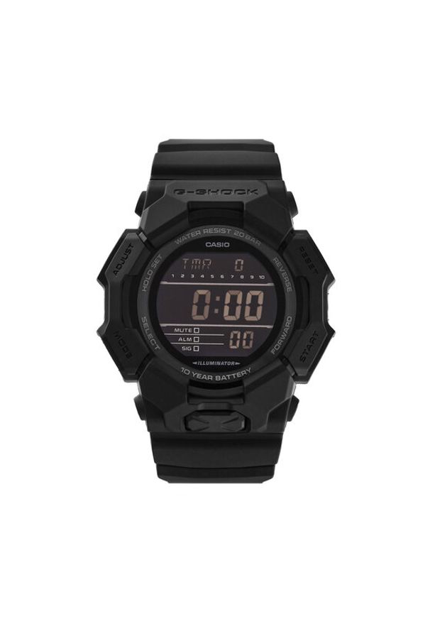 G-Shock Zegarek GD-010-1A1ER Czarny. Kolor: czarny. Materiał: syntetyk