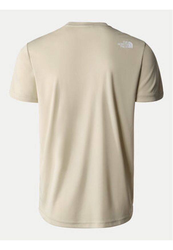 The North Face Koszulka techniczna Reaxion Easy NF0A4CDV Beżowy Regular Fit. Kolor: beżowy. Materiał: syntetyk