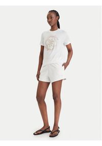 Guess T-Shirt E6GI01 K68D2 Biały Regular Fit. Kolor: biały. Materiał: wiskoza #3