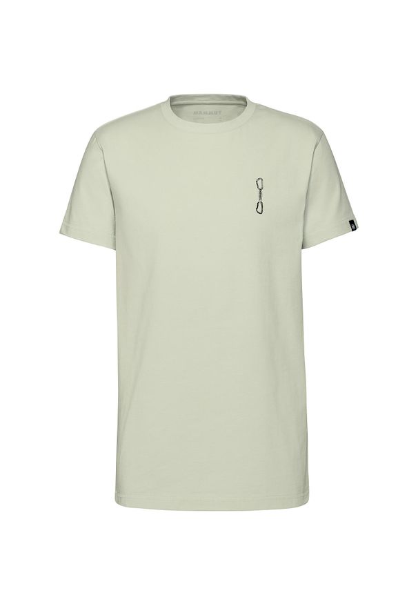 Koszulka bawełniana męska Mammut Massone T-Shirt Quickdraw. Kolor: brązowy. Materiał: bawełna. Sport: taniec, joga i pilates