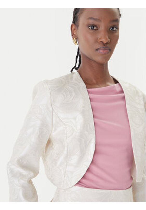 Rinascimento Bolerko CFC0127710003 Écru Regular Fit. Materiał: syntetyk