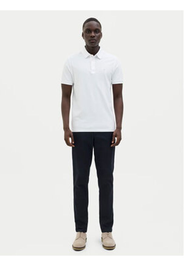 Jack & Jones Chinosy Marco Arthur 12260904 Granatowy Slim Fit. Kolor: niebieski. Materiał: bawełna