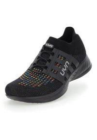 Buty do chodzenia męskie UYN Rainbow Tune. Kolor: czarny. Materiał: tkanina. Szerokość cholewki: normalna. Sport: turystyka piesza