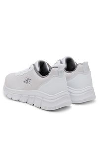 skechers - Skechers Sneakersy Bobs B Flex-Icy Edge 118109/W Biały. Kolor: biały. Materiał: materiał