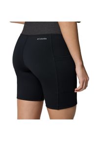 columbia - Spodenki sportowe damskie Boundless Trek 1/2 Tight. Kolor: czarny. Materiał: elastan, poliester. Długość: krótkie
