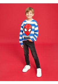 Sinsay - Spodnie jeansowe slim fit - czarny. Kolor: czarny