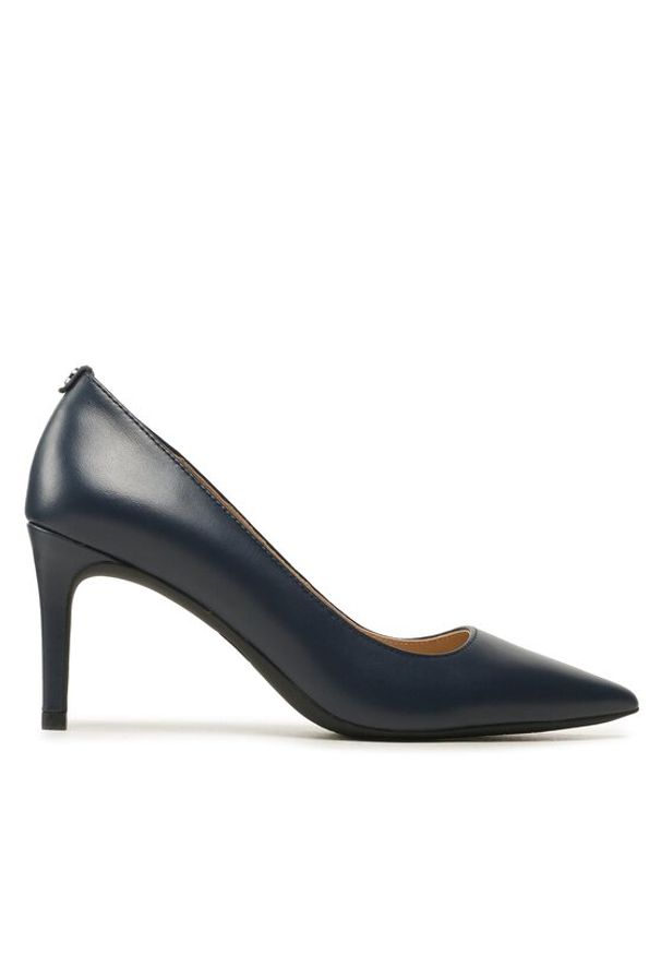 MICHAEL Michael Kors Szpilki Slina Flex Pump 40F2HNMP2L Granatowy. Kolor: niebieski. Materiał: skóra. Obcas: na szpilce