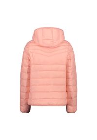 Kurtka puchowa damska CMP Fix Hood. Kolor: pomarańczowy, wielokolorowy, żółty. Materiał: puch. Sport: turystyka piesza