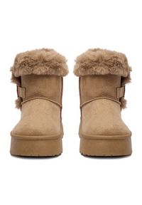 Jenny - JENNY Botki CEO-WSX23-15 Beżowy. Kolor: beżowy. Materiał: materiał #3