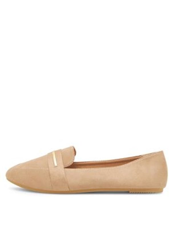 Clara Barson Lordsy WYL04073-1 Beżowy. Kolor: beżowy. Materiał: materiał