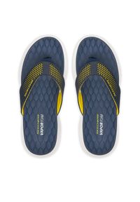 skechers - Skechers Japonki Vapor Foam Sandal-Sayto 232894/NVYL Granatowy. Kolor: niebieski. Materiał: materiał