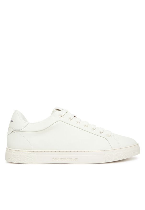 Emporio Armani Sneakersy EM003844 AF20004 U0003 Biały. Kolor: biały. Materiał: skóra