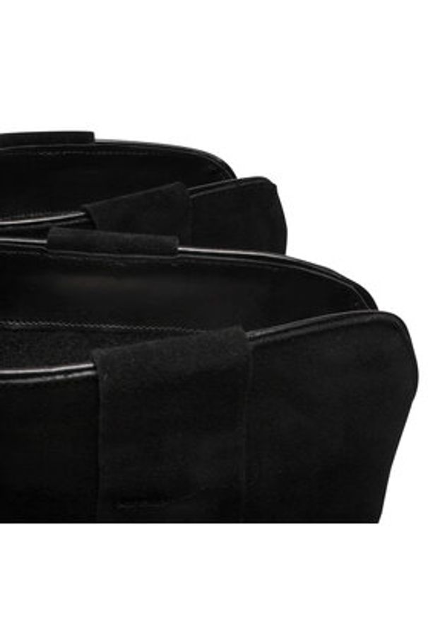 Lasocki Kowbojki V441 Czarny. Kolor: czarny. Materiał: zamsz, skóra