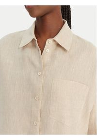 Weekend Max Mara Koszula Capo 2615041022 Beżowy Regular Fit. Kolor: beżowy. Materiał: len #5
