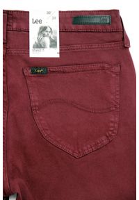 Lee - LEE SKINNY DAMSKIE SPODNIE SCARLETT RICH BURGUNDY L526GHIS