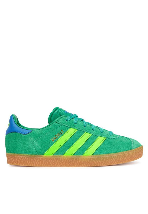 Adidas - adidas Sneakersy Gazelle JP7127 Zielony. Kolor: zielony. Materiał: zamsz, skóra. Model: Adidas Gazelle