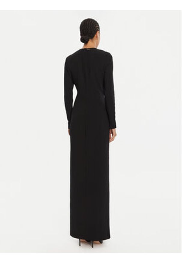 Just Cavalli Sukienka wieczorowa 79PAO919 N0587 Czarny Regular Fit. Kolor: czarny. Materiał: syntetyk. Styl: wizytowy