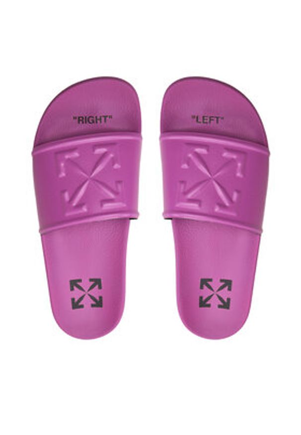 OFF-WHITE - Off-White Klapki OWIC006S22MAT0013200 Różowy. Kolor: różowy. Materiał: syntetyk
