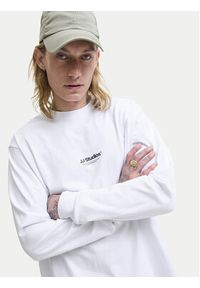 Jack & Jones - Jack&Jones Longsleeve Soho 12278788 Biały Relaxed Fit. Kolor: biały. Materiał: bawełna. Długość rękawa: długi rękaw #4