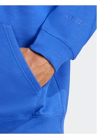 Adidas - adidas Bluza ALL SZN IX3950 Niebieski Loose Fit. Kolor: niebieski. Materiał: bawełna, syntetyk
