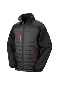 RESULT - Kurtka Result Softshell Rembourrée Black Compass. Kolor: wielokolorowy, szary, czarny. Materiał: softshell #2