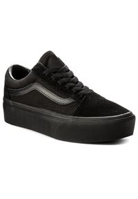 Vans Tenisówki Old Skool Platfor VN0A3B3UBKA Czarny. Kolor: czarny. Materiał: materiał #1